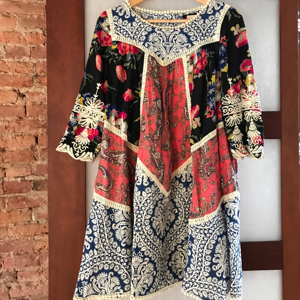 Vanessa Virginia (Anthropologie), swing dress.